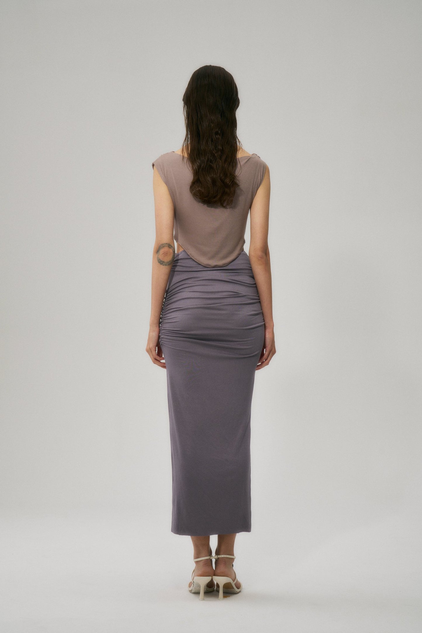 Knitted Skirt Purple