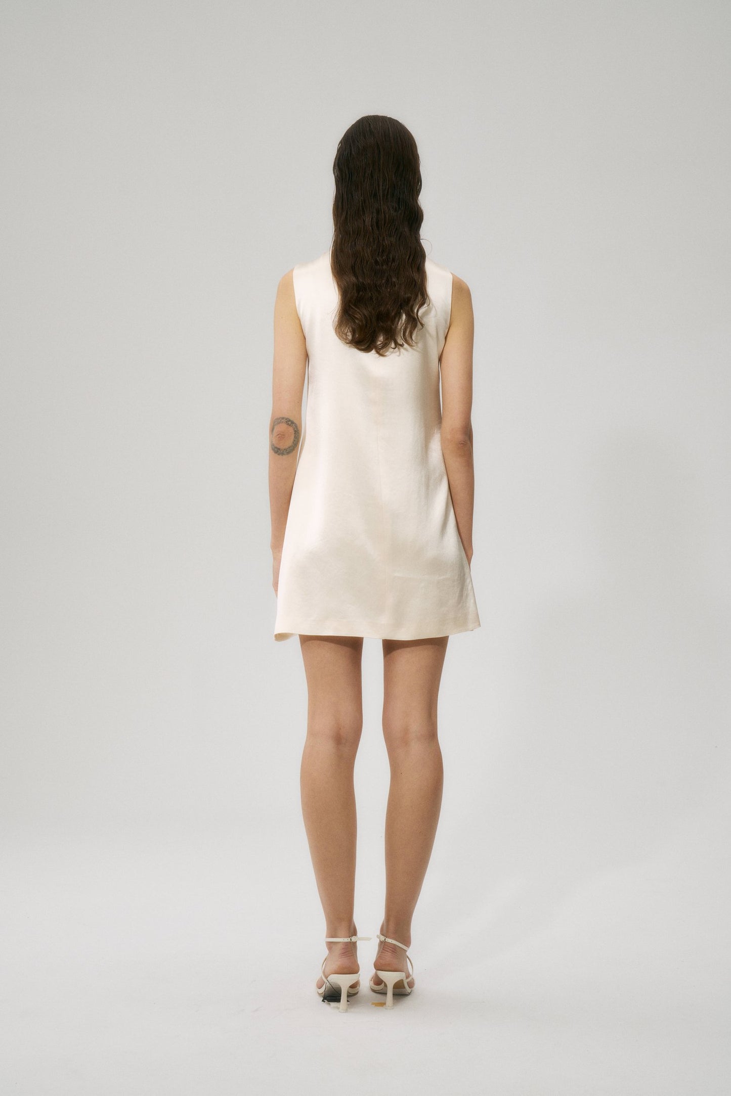 Acetate Dress Cream