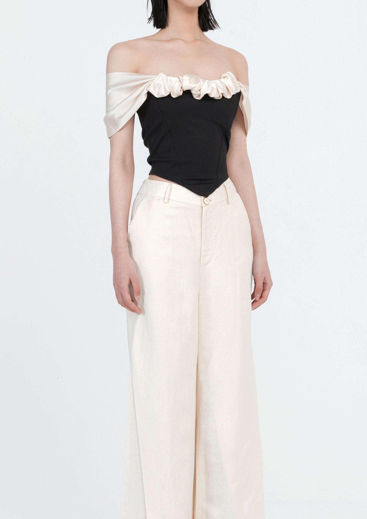 Acetate Decorated Bustier