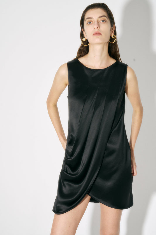 Acetate Dress Black