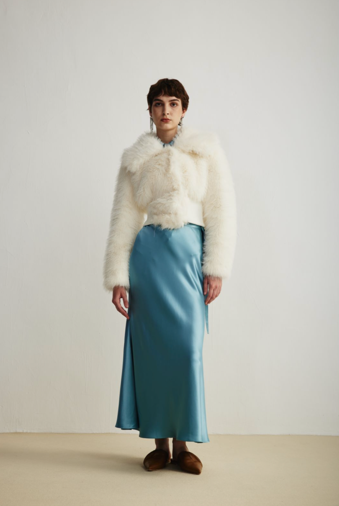 White Eco-friendly Fur Jacket