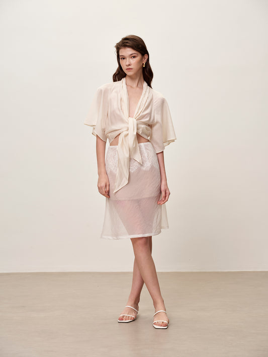 Cream Kimono Shirt
