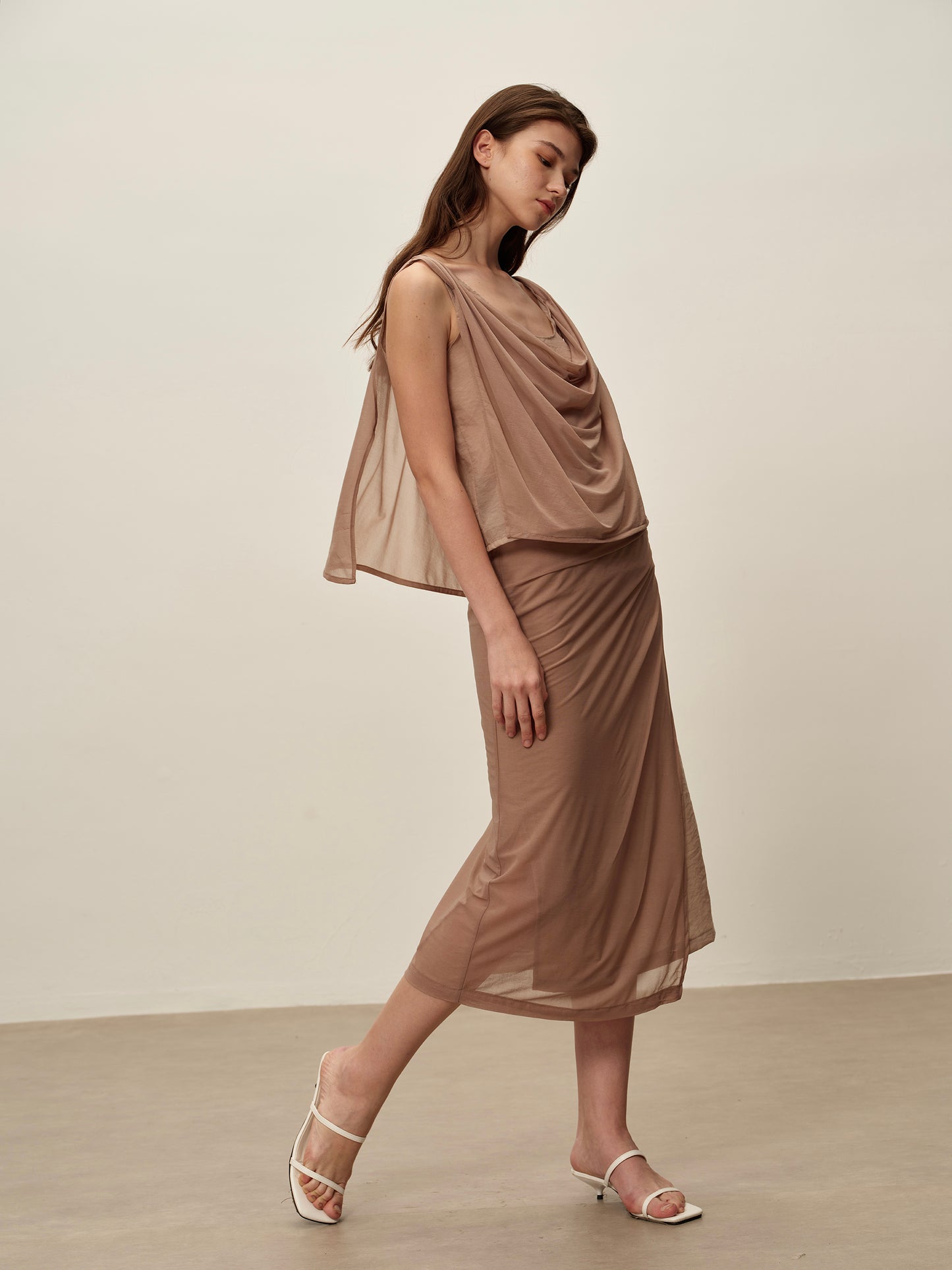 Pink Two-piece Skirt