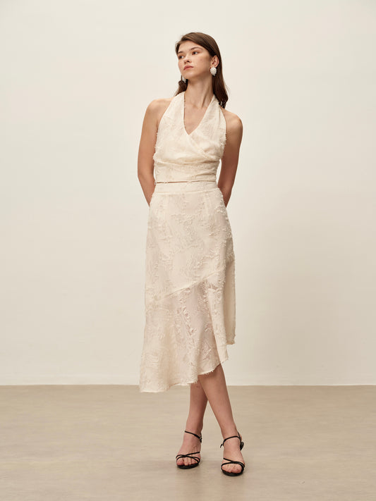 Lace Fringed Skirt