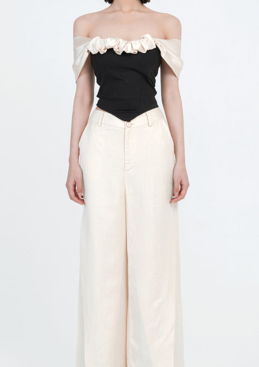 Acetate Decorated Bustier
